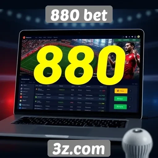 Interface e usabilidade do site 880 bet