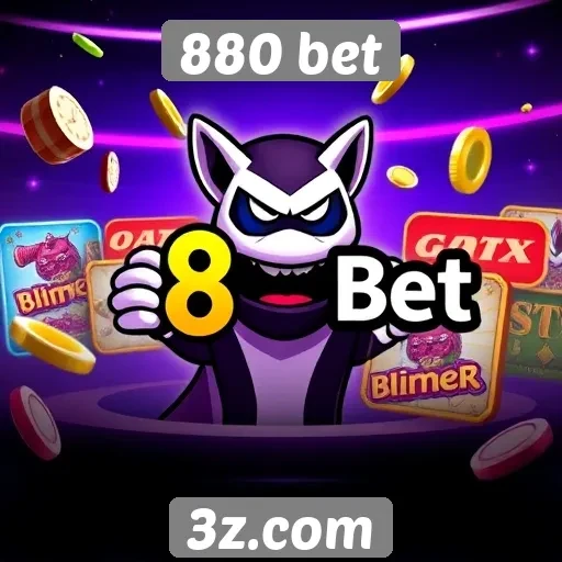 Variedade de jogos disponíveis na 880 bet